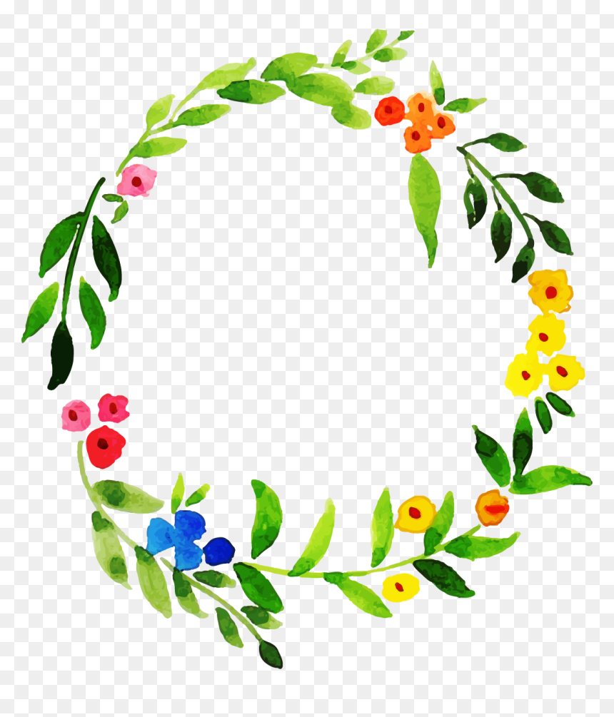 Clip Art, HD Png Download - watercolor wreath png