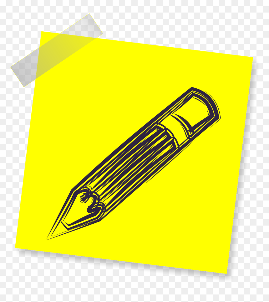 Sketched Pencil, HD Png Download - pencil icon png