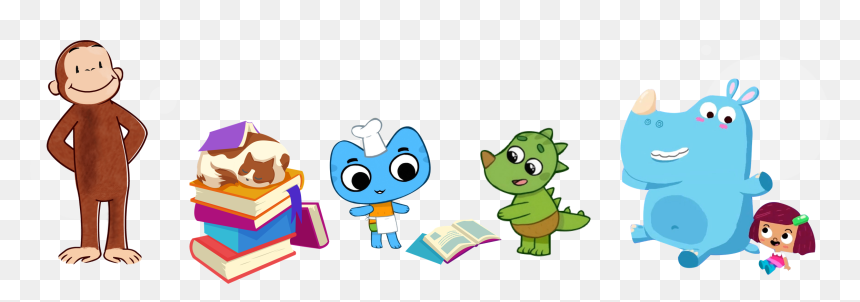 Curious George Book Clipart - Curious World, HD Png Download - curious george png