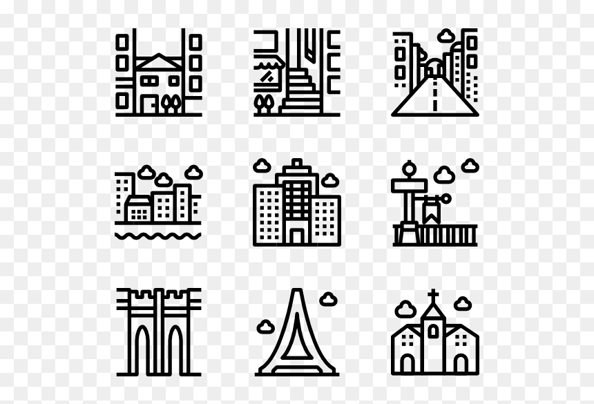Clip Art, HD Png Download - city icon png