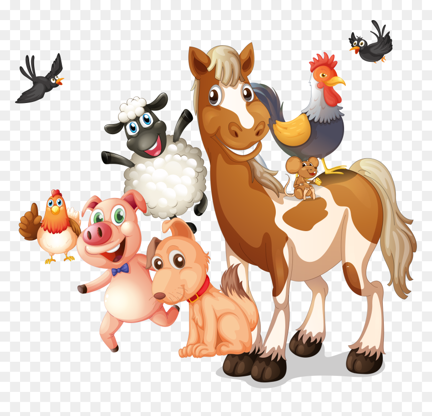 Farm Livestock Illustration, HD Png Download - farm png