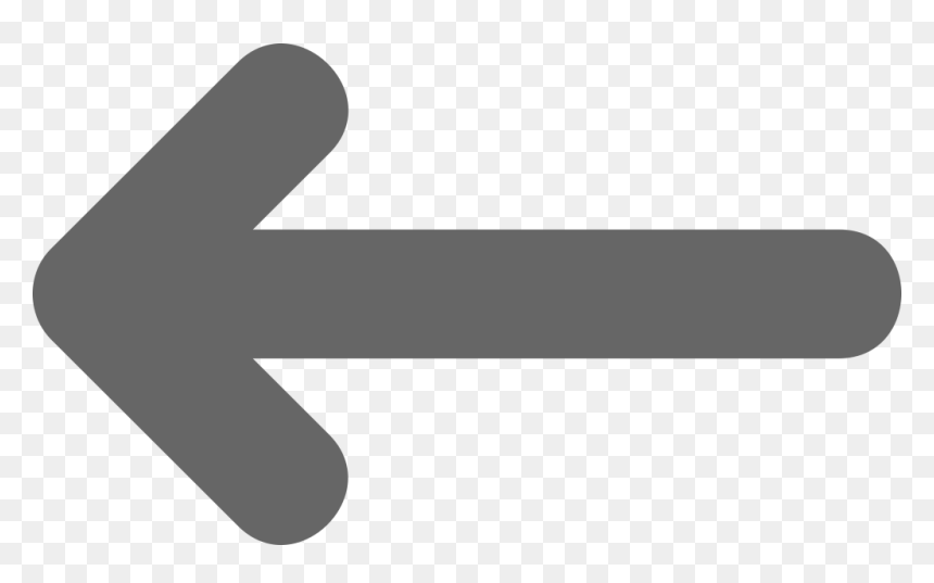 Long And Small Design Arrow Left - Sign, HD Png Download - left arrow png