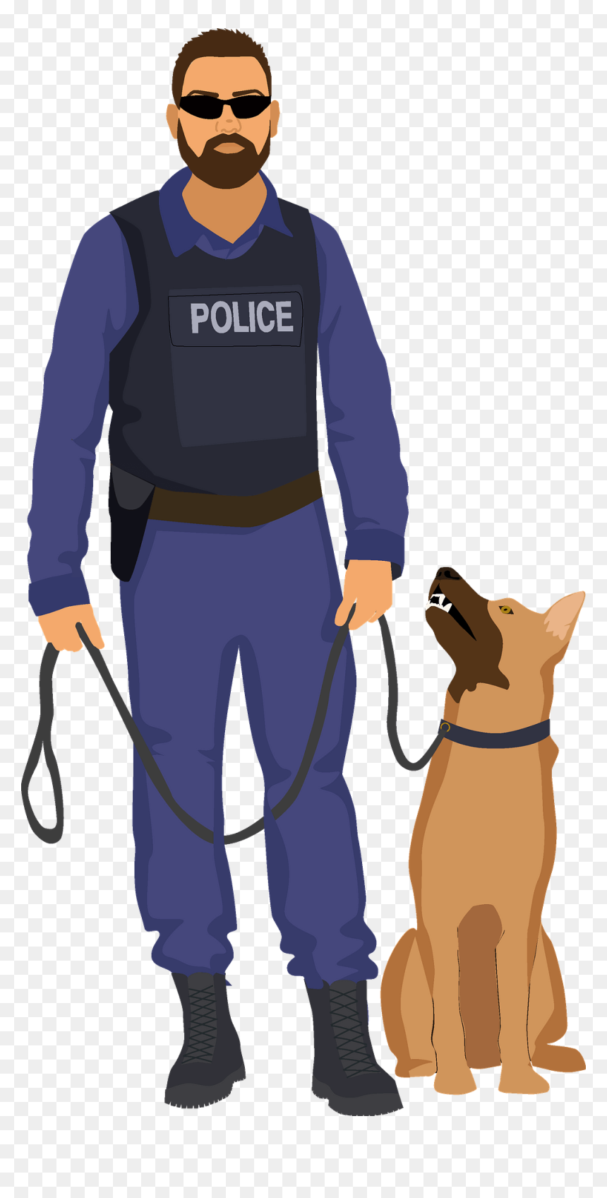 Companion Dog, HD Png Download - policeman png