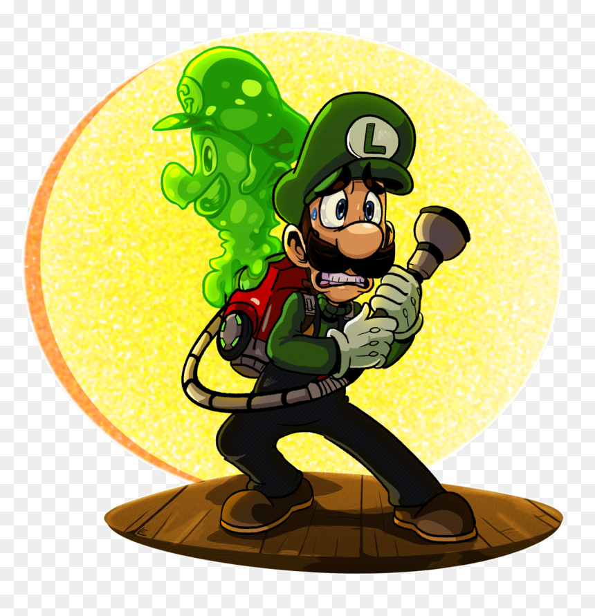 Here’s My Little Fan Art To Celebrate The E3 Announcement - Luigi Mansion 3 Book, HD Png Download - mario mustache png