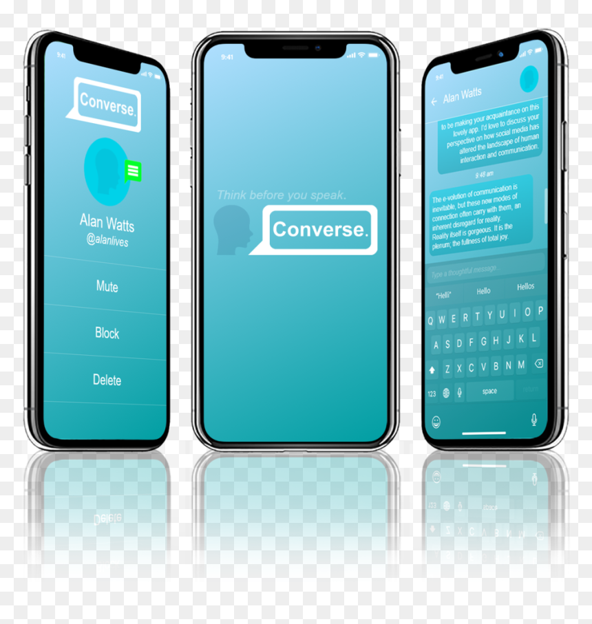 Transparent Converse Png - Smartphone, Png Download - smartphone icon png