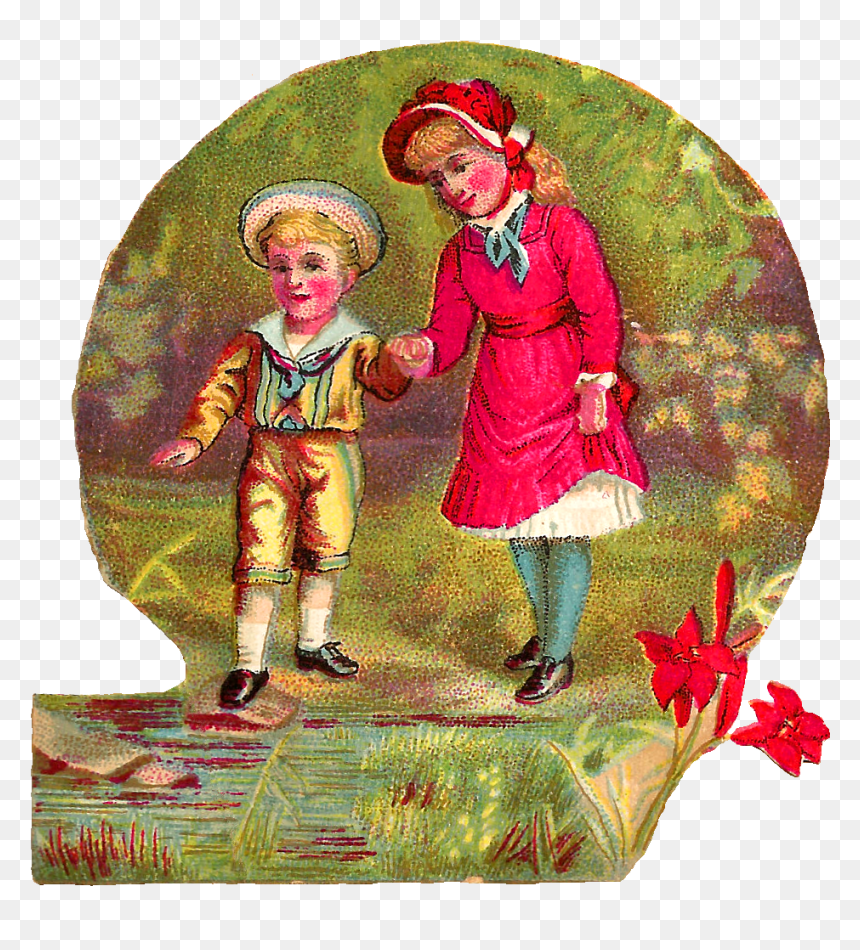 Clip Art, HD Png Download - children walking png