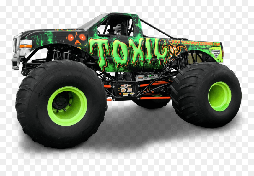 Toxic Monster Truck - Transparent Monster Truck Png, Png Download - monster truck png