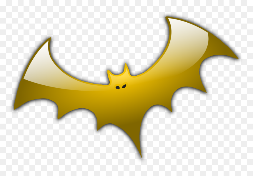 Bat,leaf,symbol - Bat Animation, HD Png Download - bat silhouette png