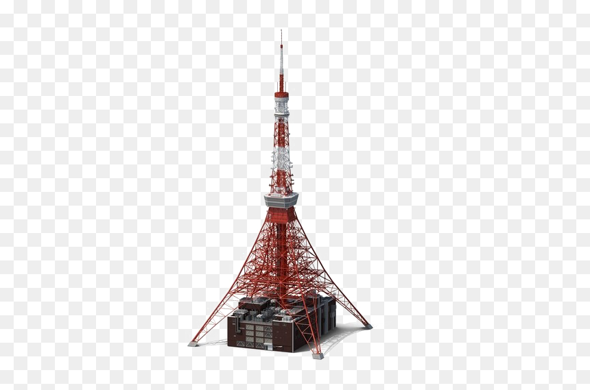 Communication Tower Png Transparent - Tokyo Tower, Png Download - tower png