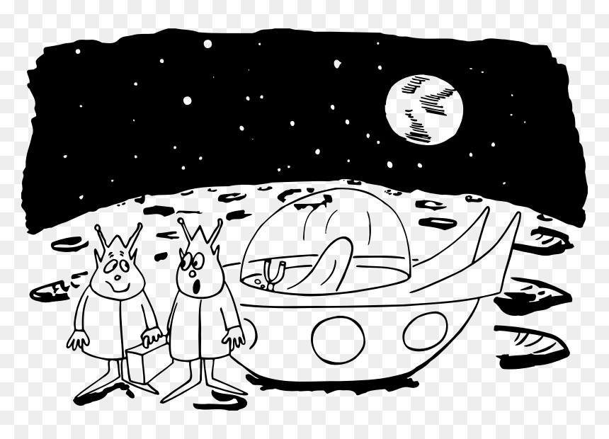 Aliens - Extraterrestrial Life Drawing, HD Png Download - aliens png