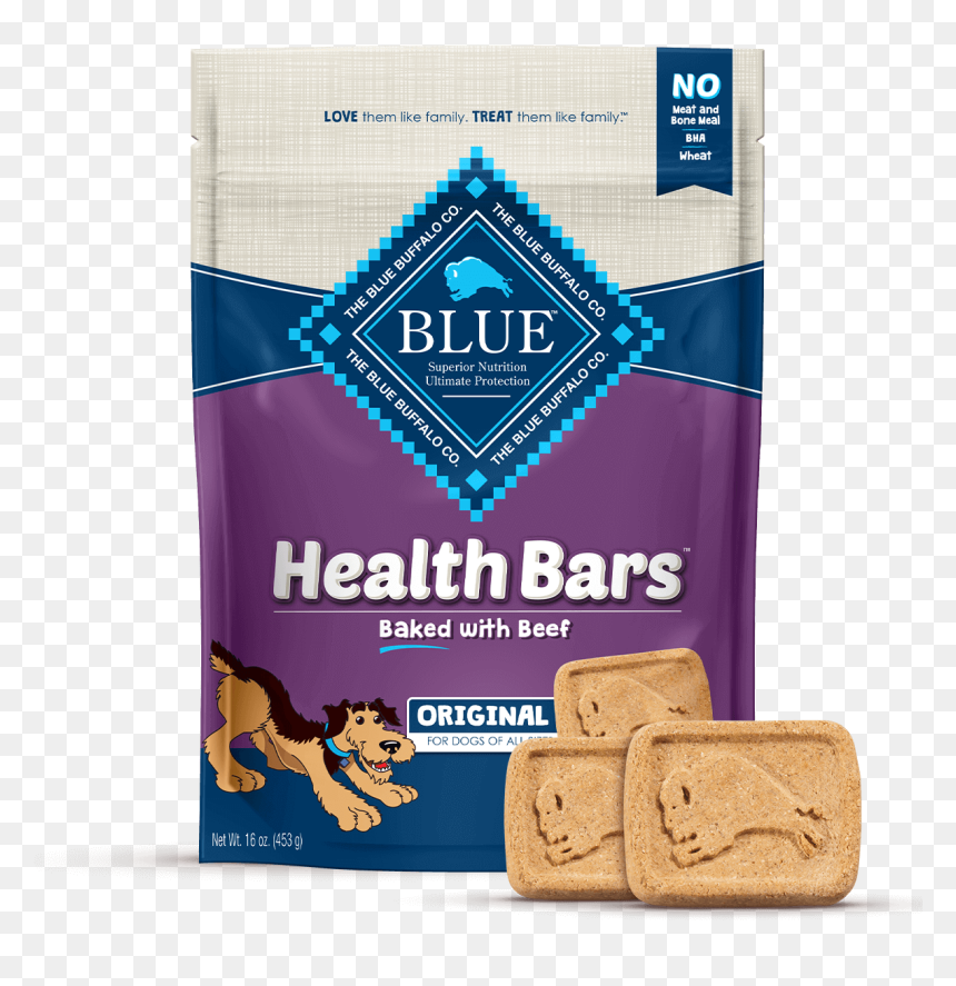Blue Health Bars With Real Beef Dog Treats - Blue Buffalo Health Bars, HD Png Download - health bar png