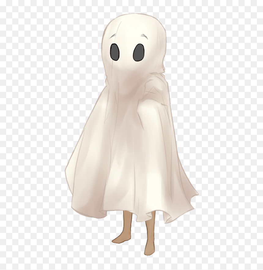 Sheet Ghost Cute - Cape, HD Png Download - cute ghost png