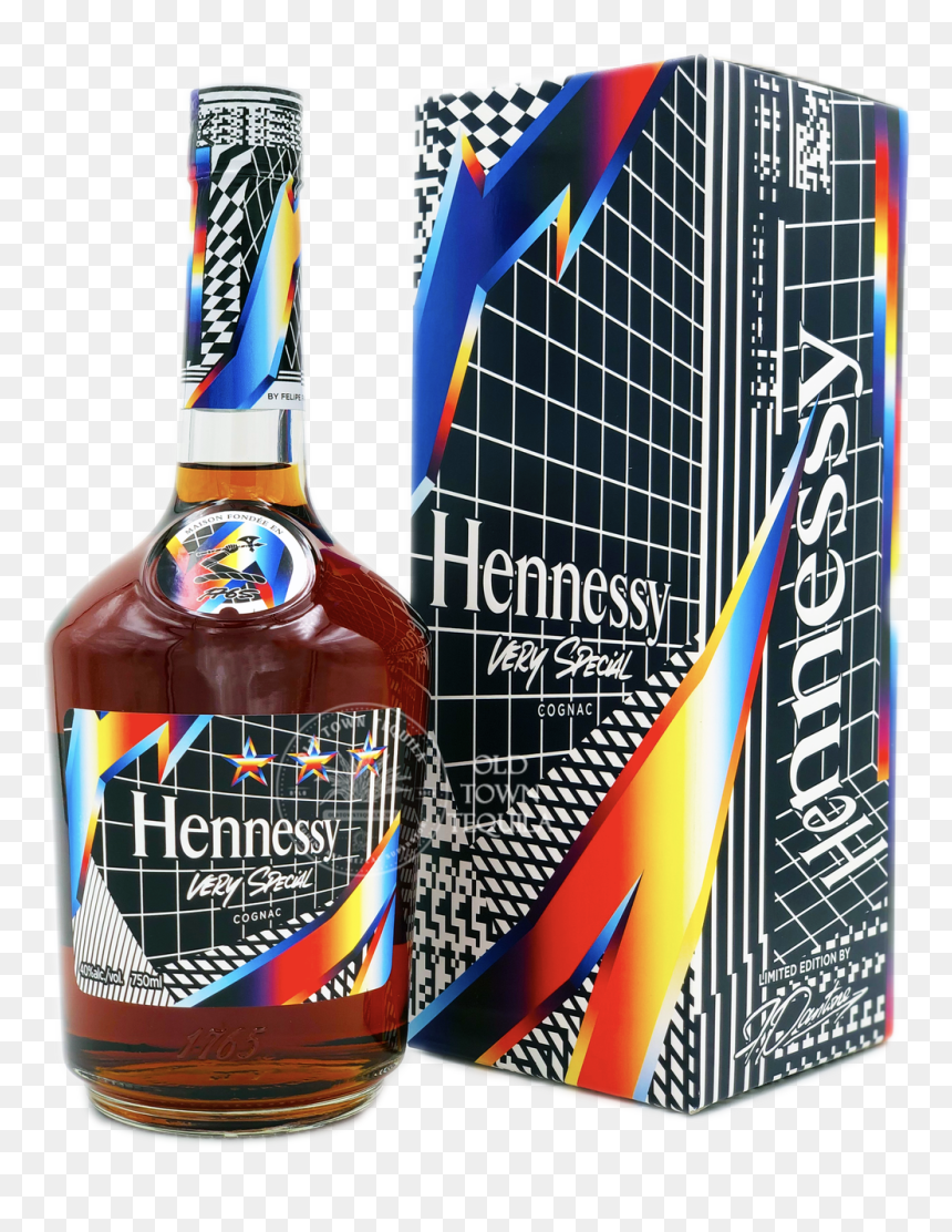S Limited Edition Pantone Cognac 750ml - Hennessy Very Special Cognac Box, HD Png Download - hennessy bottle png