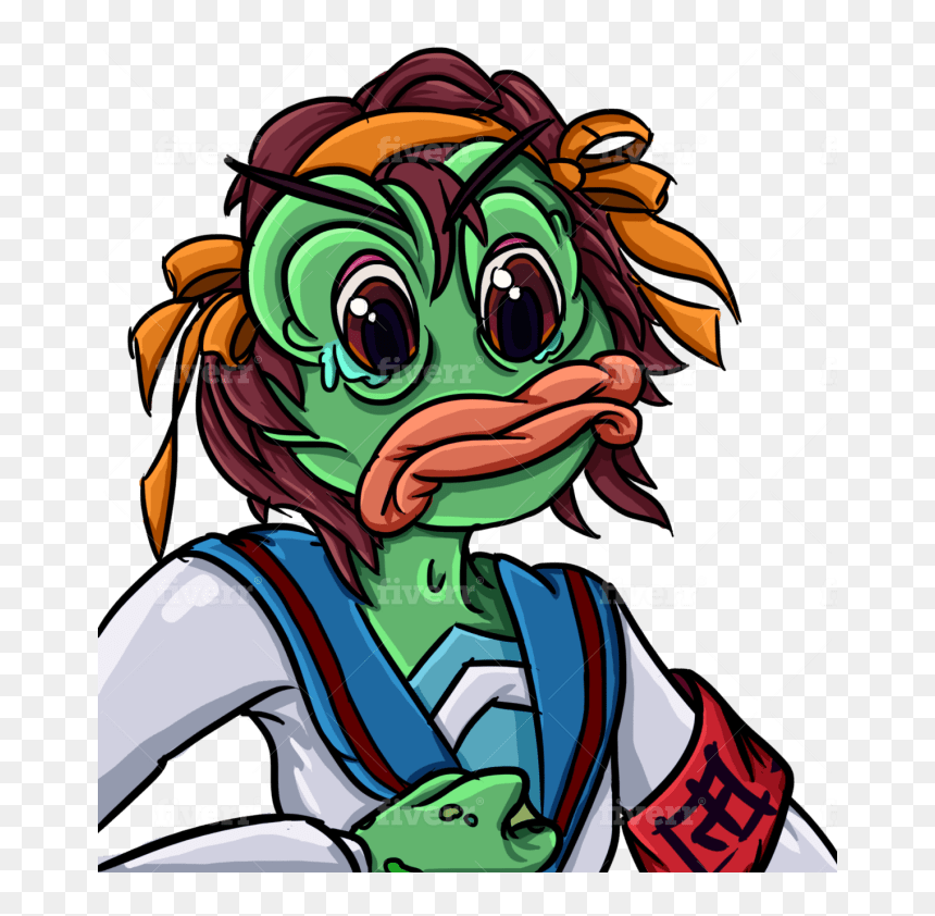 Cartoon, HD Png Download - pepe frog png