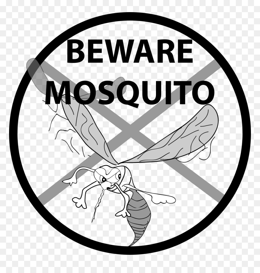 Beware Mosquito Svg Clip Arts - Mosquito Clip Art, HD Png Download - mosquito png