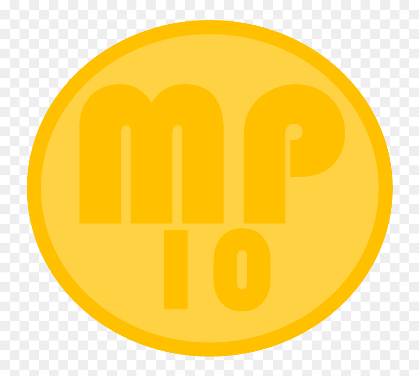 A 10-worth Coin From Mario Party - Circle, HD Png Download - mario coin png