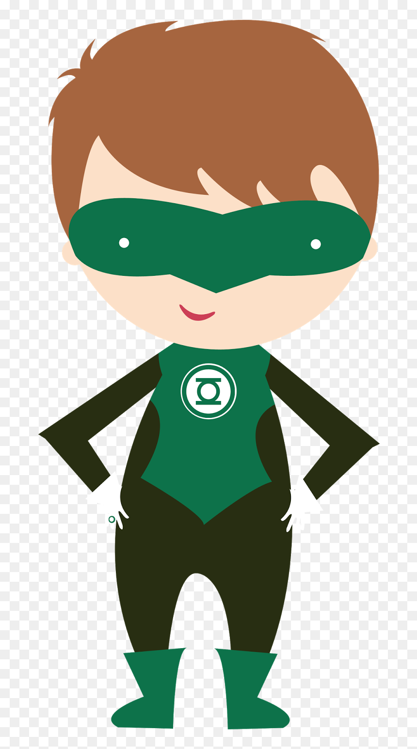 The Green Lantern Clipart Baby - Super Hero Clip Art Png, Transparent Png - green lantern png
