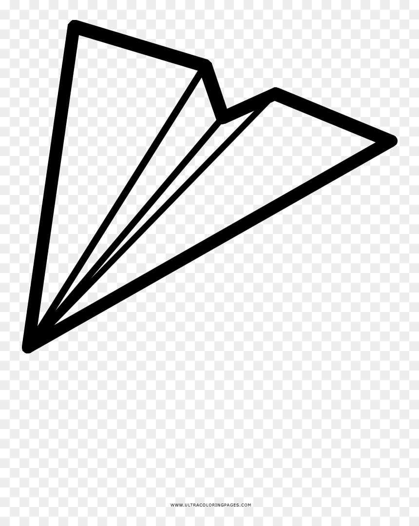 Transparent Paper Planes Png - Triangle, Png Download - paper plane png