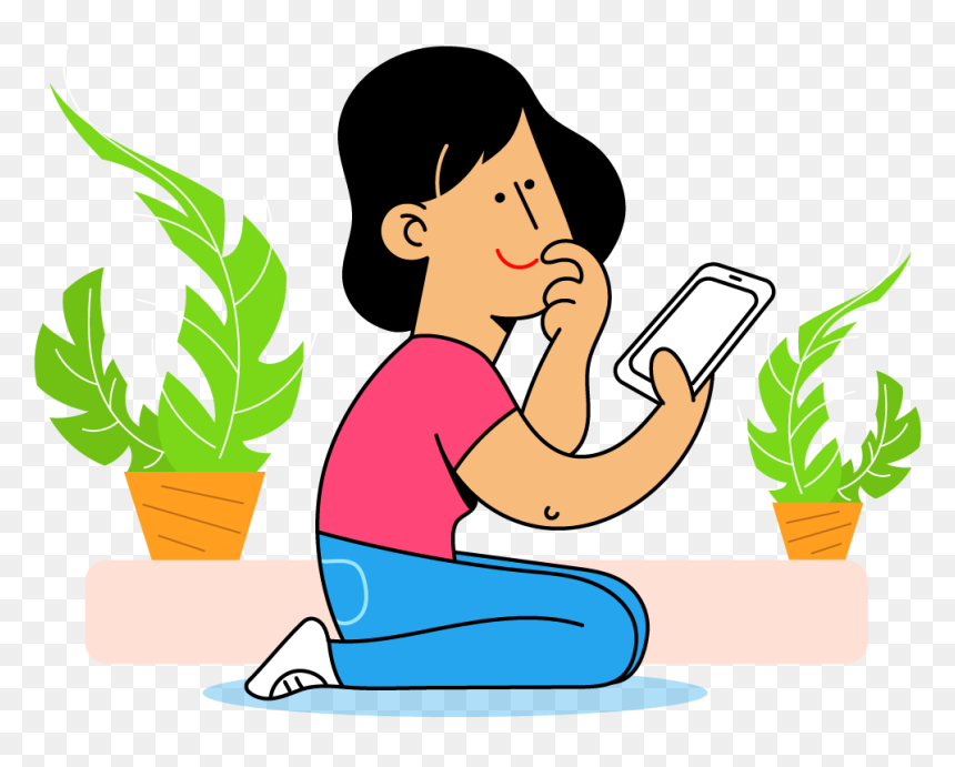 Illustration 05 Ux Web Illustration Vector Uiillustration - Houseplant, HD Png Download - people eating png
