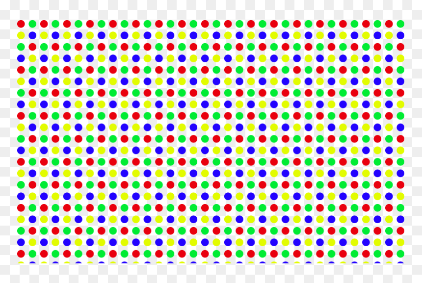 Seamless Colorful Irregular Tightly Packed Polka Dot - Circle, HD Png Download - dot pattern png