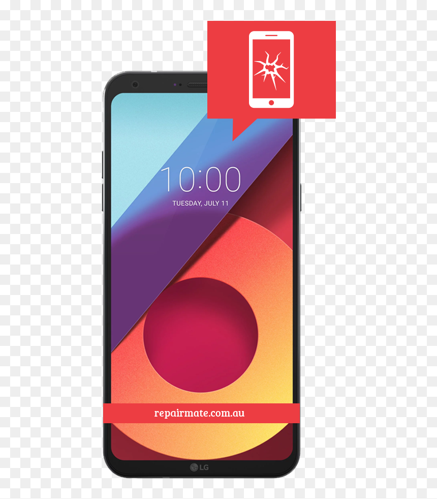 Transparent Screen Crack Png - Lg Q6, Png Download - screen crack png