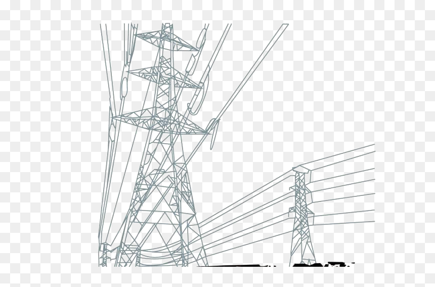 High Voltage Transmission Tower Png Pic - High Voltage Tower Png, Transparent Png - tower png