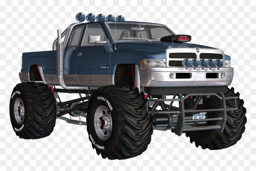 2 Picture, Monster Truck, Pc Type - Monster Car Png, Transparent Png - monster truck png