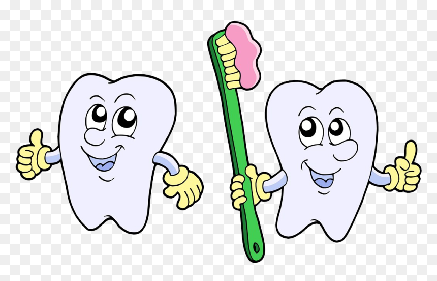 Brushing Royalty Free Illustration - Uses Of Fluorine In Daily Life, HD Png Download - cartoon smile png