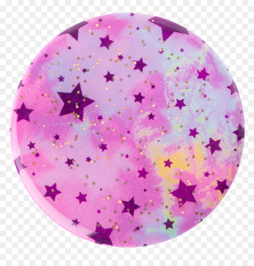 Glitter Starry Dreams Lavender, Popsockets - Twinkle Twinkle Little Star Do You Know, HD Png Download - pink glitter png