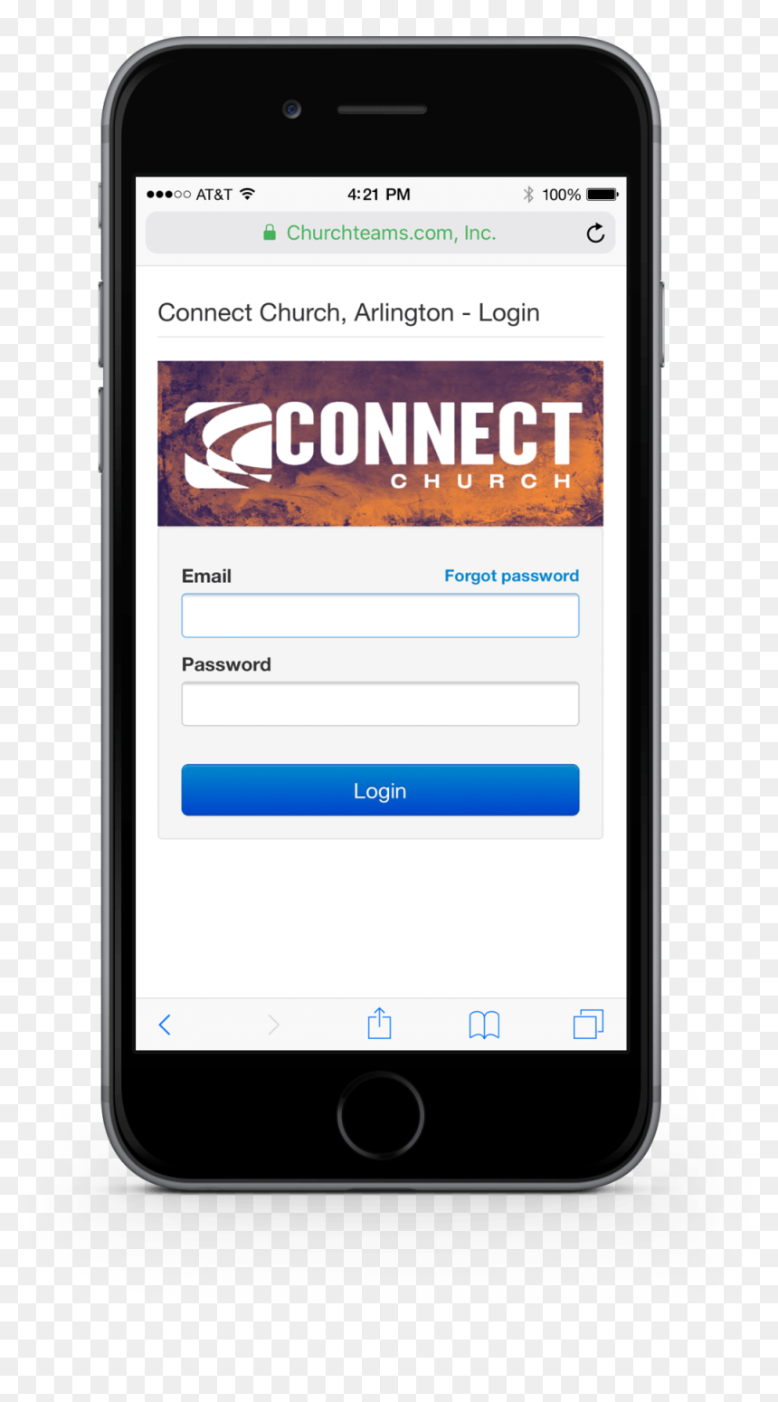 Login-screen - Smartphone, HD Png Download - screen png