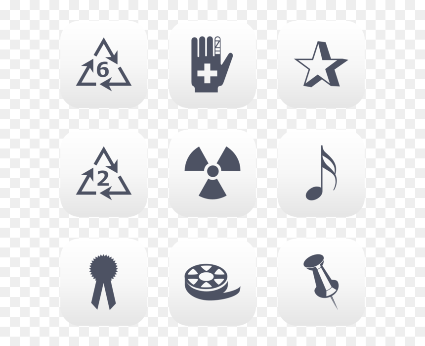 Transparent Rounded Square Png - Radiation Symbol, Png Download - rounded square png