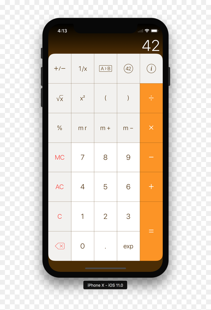Iphone X With Dj App, HD Png Download - rounded square png