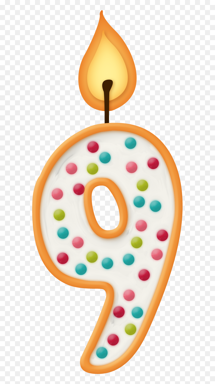 Scrap Cumpleaños Con Velas - Birthday Candles Number 1 Png, Transparent Png - cumpleaños png