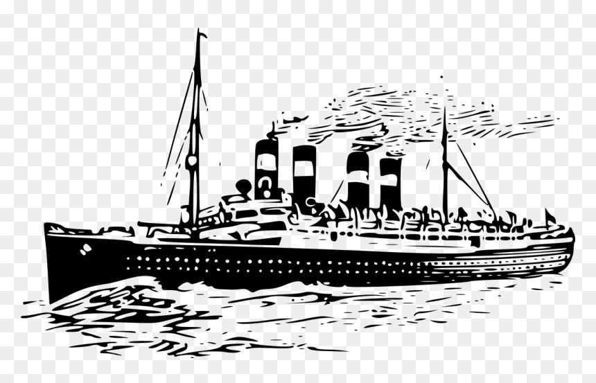 Rms Titanic Clipart, HD Png Download - cruise ship png