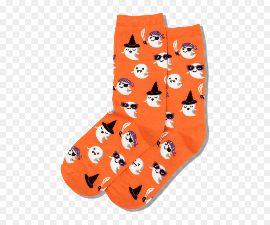 Women"s Cute Ghost Crew Socks"
 Class="slick Lazy Image - Sock, HD Png Download - cute ghost png