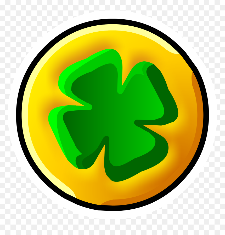 Lucky Coin Pin - Club Penguin, HD Png Download - gold coin png