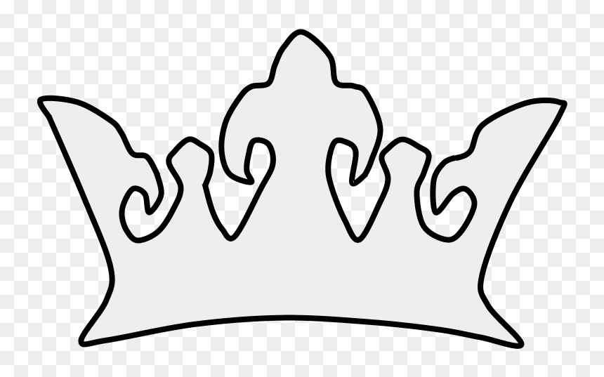 Crown, Black And White, HD Png Download - crowns png