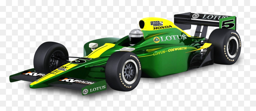 Green Lotus Cosworth Racing Car, HD Png Download - race car png