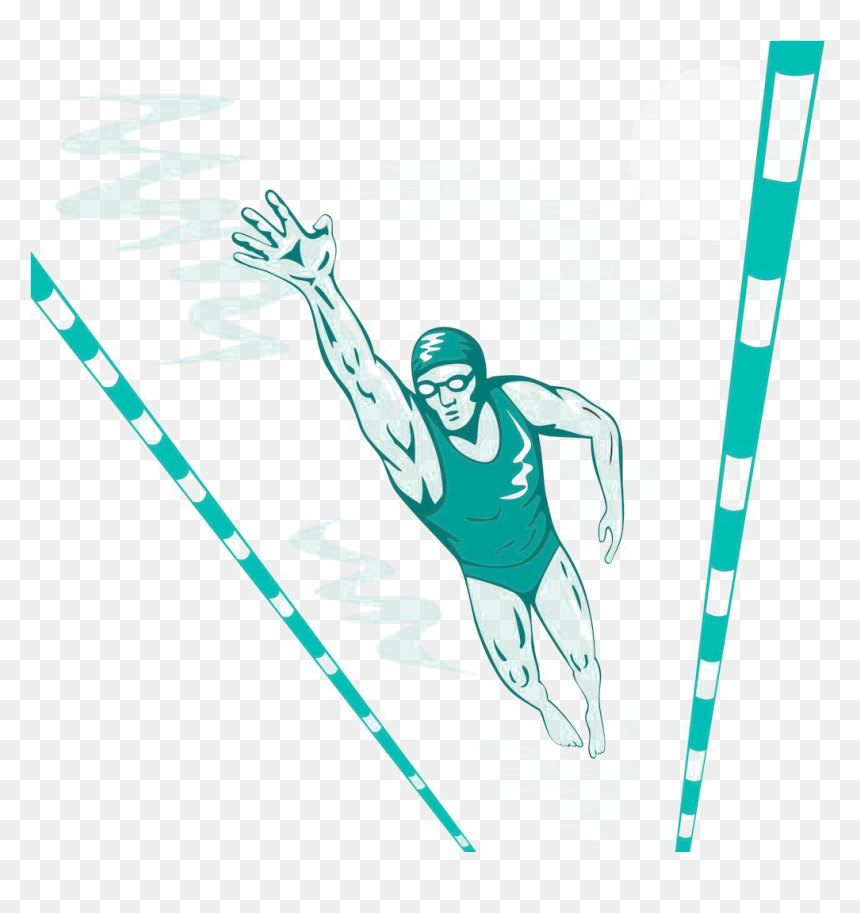 Freestyle Swimming Png, Transparent Png - swimmer png