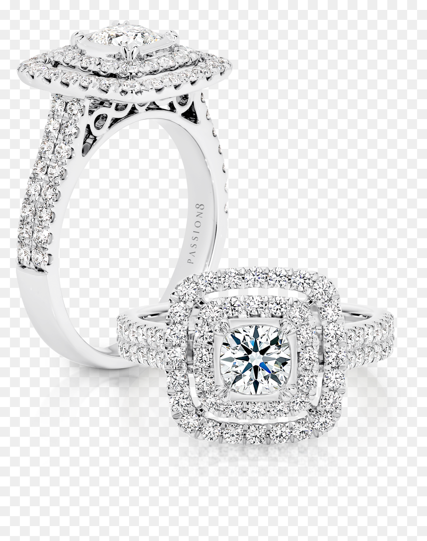 Passion8 Only Selects The Worlds Purest Diamond Crystals - Engagement Ring, HD Png Download - crystals png