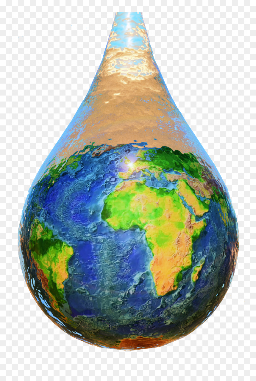 Transparent Water Drop Png - Png Water Drop Earth, Png Download - drop png