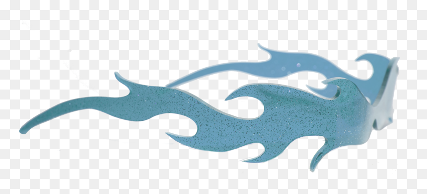 Blue Flames, Planets, Mystic, Dan - Red Flamethrower Sunglasses, HD Png Download - blue flames png