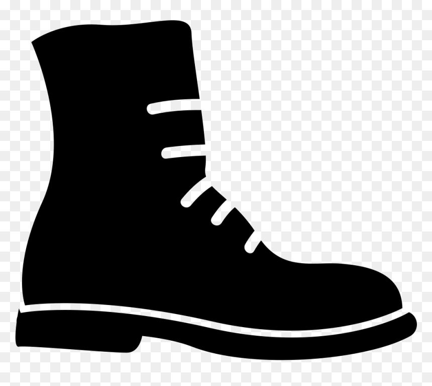 Military Boot Png Icon - Boots Icon, Transparent Png - boot png