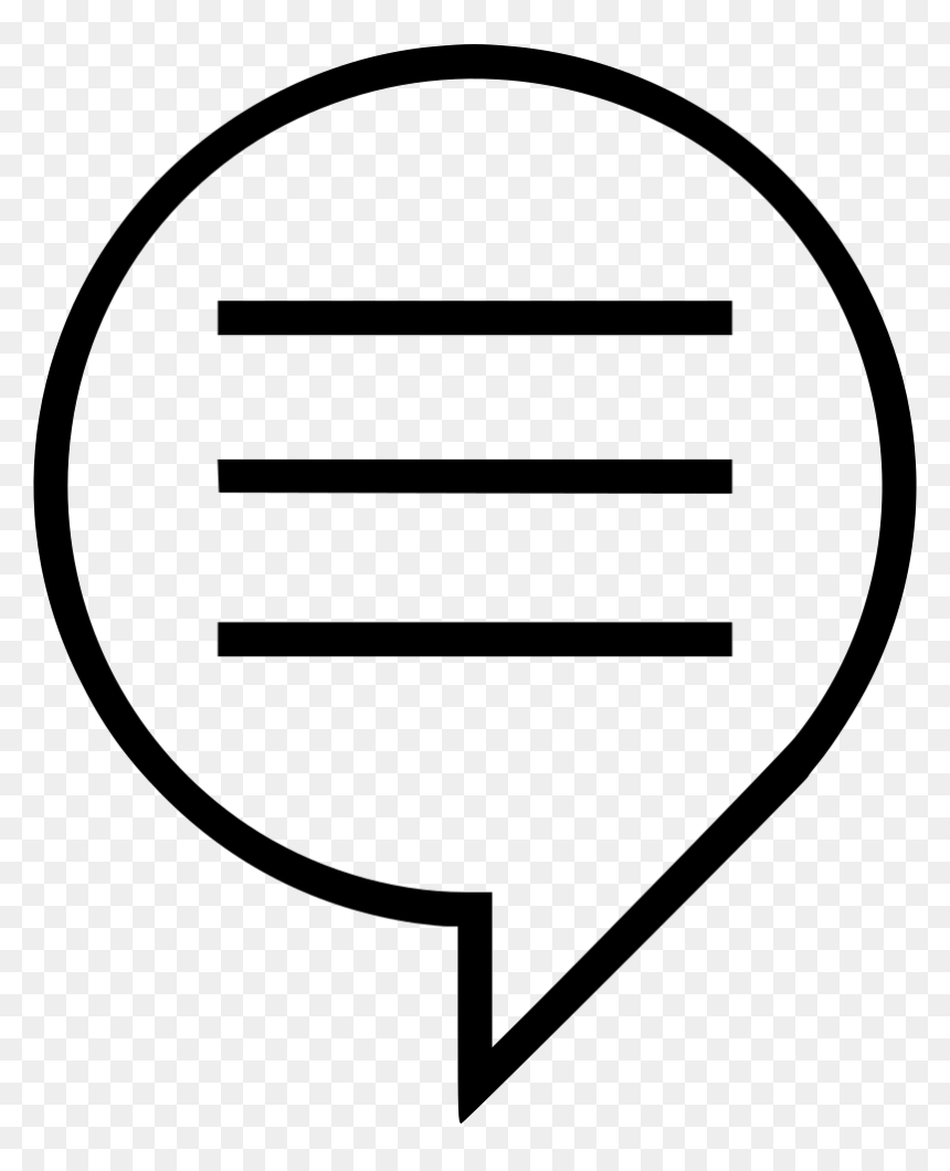 Speech Bubble Text Message Sms Communication - Panneau Interdiction De Parler, HD Png Download - text message bubble png