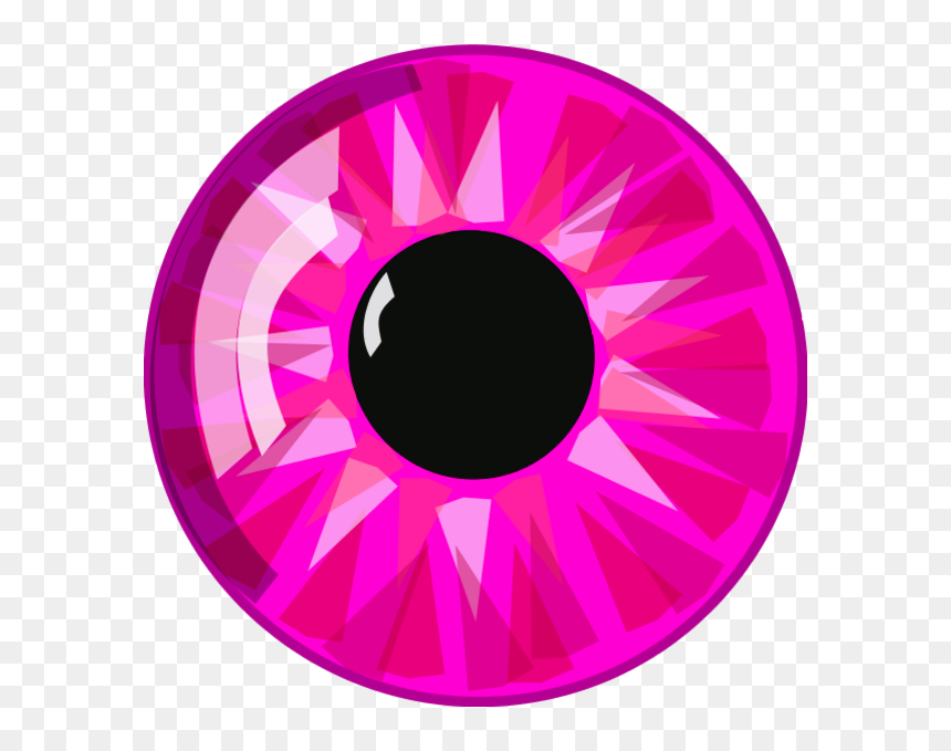 Eyeball Clipart Pink - Blue Eye Clipart, HD Png Download - third eye png