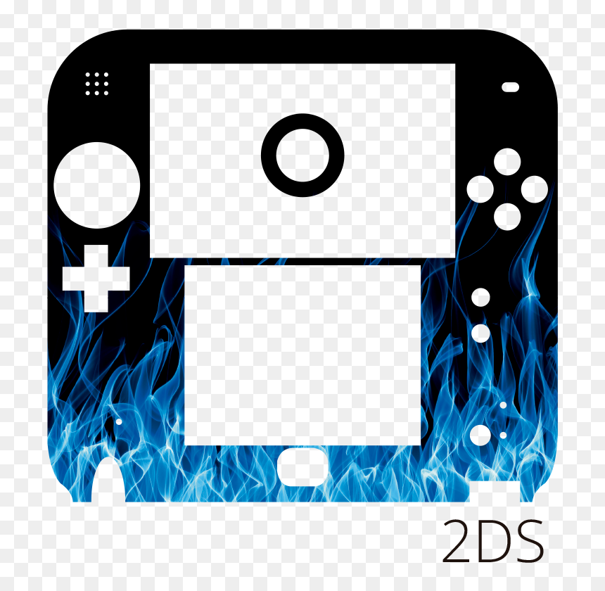 Video Game Console, HD Png Download - blue flames png