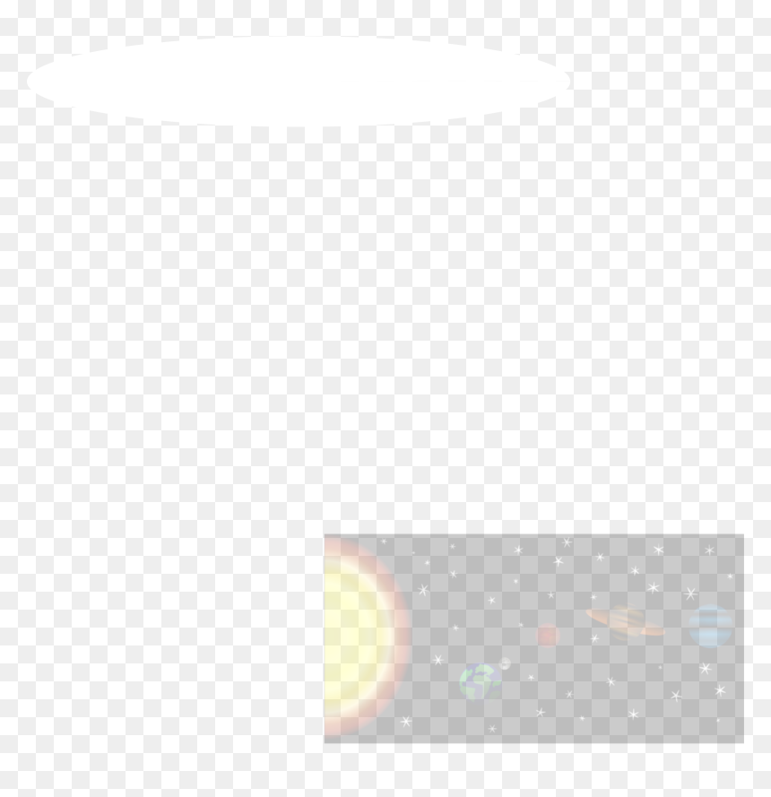 Solar System Blurry Clip Arts - Universe, HD Png Download - solar system png