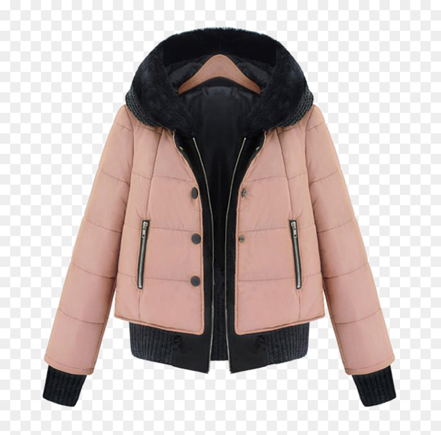Fur Clothing Jacket Coat Winter Clothing - Winter Jacket Transparent Background, HD Png Download - clothing png