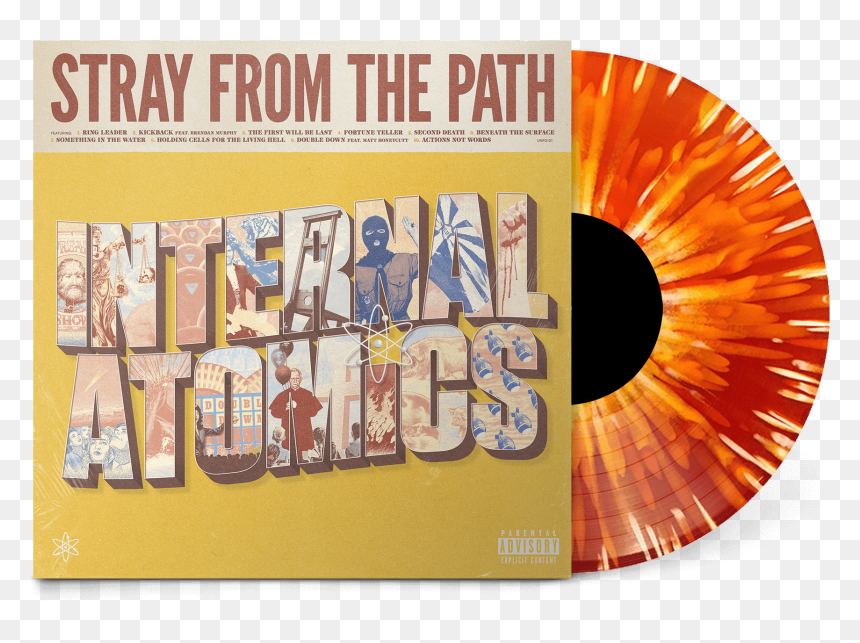 Stray From The Path Internal Atomics, HD Png Download - white splatter png