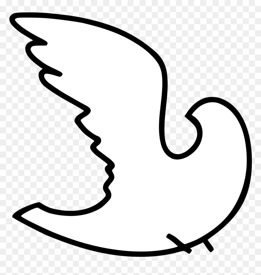 White Dove Svg Clip Arts - Coloring Book, HD Png Download - white dove png